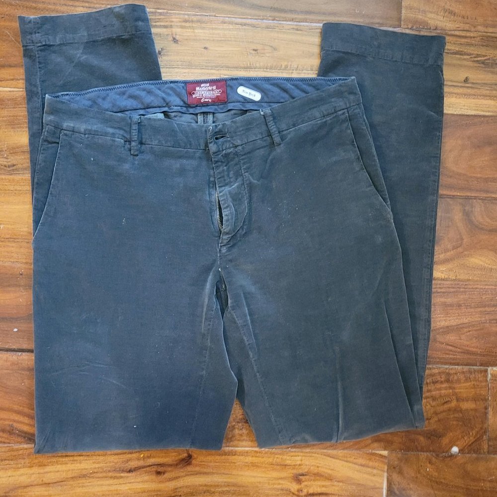 Em's from Mason's Gray Corduroy Pants